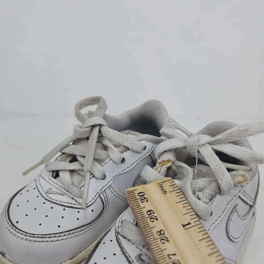Nike Baby Boy's Nike Force 1( Infant/Toddler) White size 6 - Picture 7 of 12